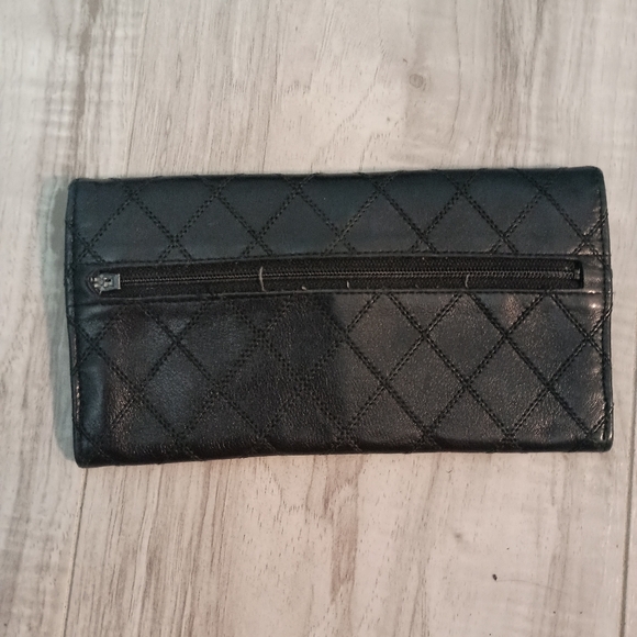 Authentic CHANEL Vintage Diamond Stitch CC Envelope Long Wallet Clutch ❤️❤️ - Picture 2 of 14